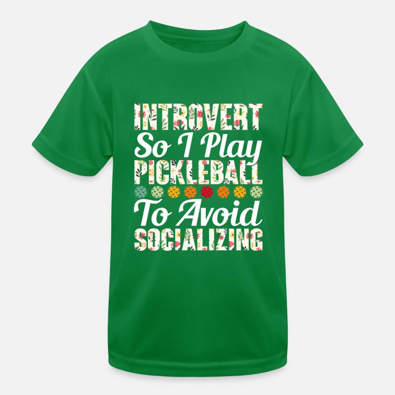 Pickleball player Pickleball competition athlete Kids Functional T-Shirt