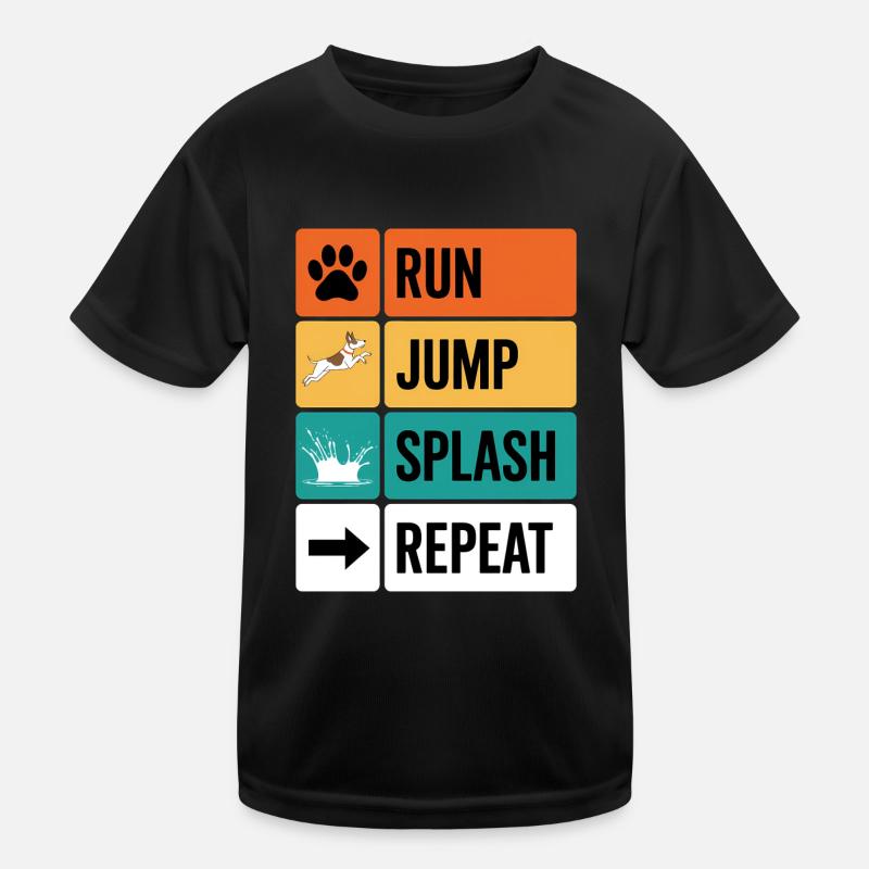 Dock Diving Saying Dog Diving Dock Diving Gift Kids Functional T-Shirt