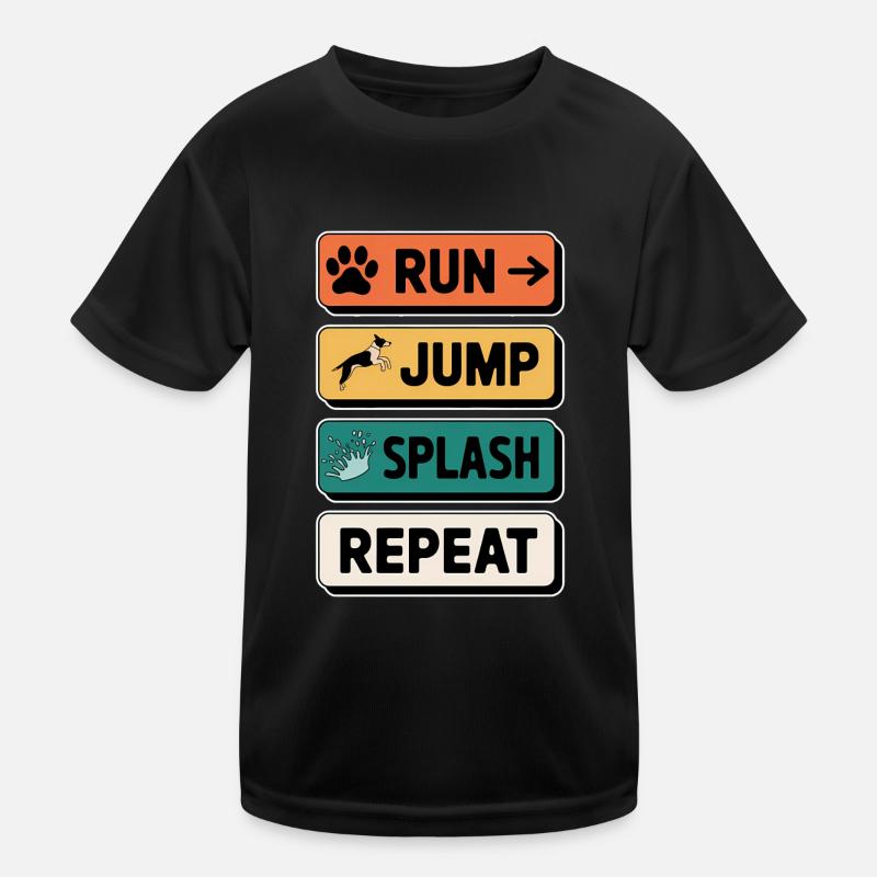 Dock Diving Saying Dog Diving Dock Diving Gift Kids Functional T-Shirt