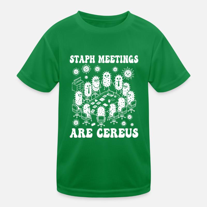 Staphylocoque rencontre microbiologie microbiologiste bactéries T-shirt sport Enfant