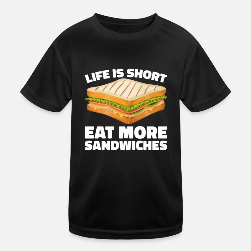 Amateurs de sandwichs Amateurs de restauration rapide T-shirt sport Enfant