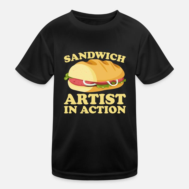 Amateurs de sandwichs Amateurs de restauration rapide T-shirt sport Enfant