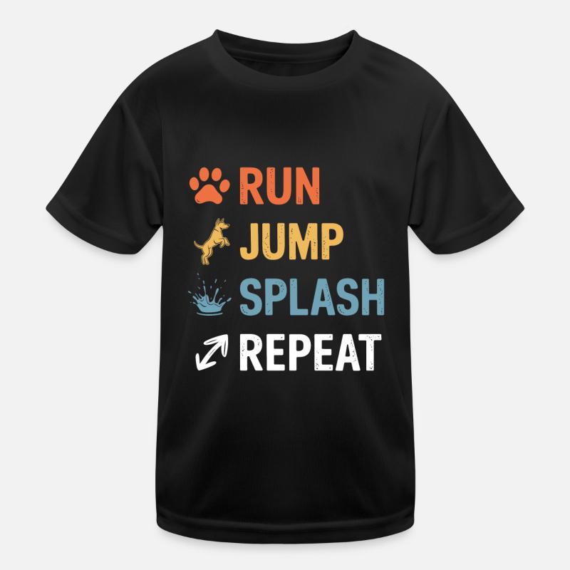Dock Diving Dire Dog Diving Dock Diving Cadeau T-shirt sport Enfant