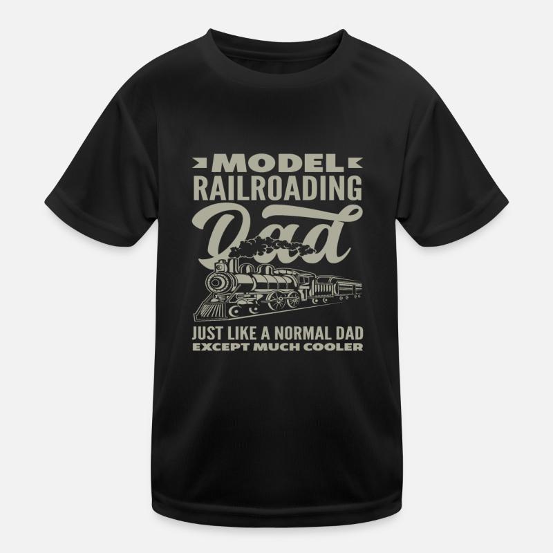Model Railway Dad - Simply Cooler Kids Functional T-Shirt