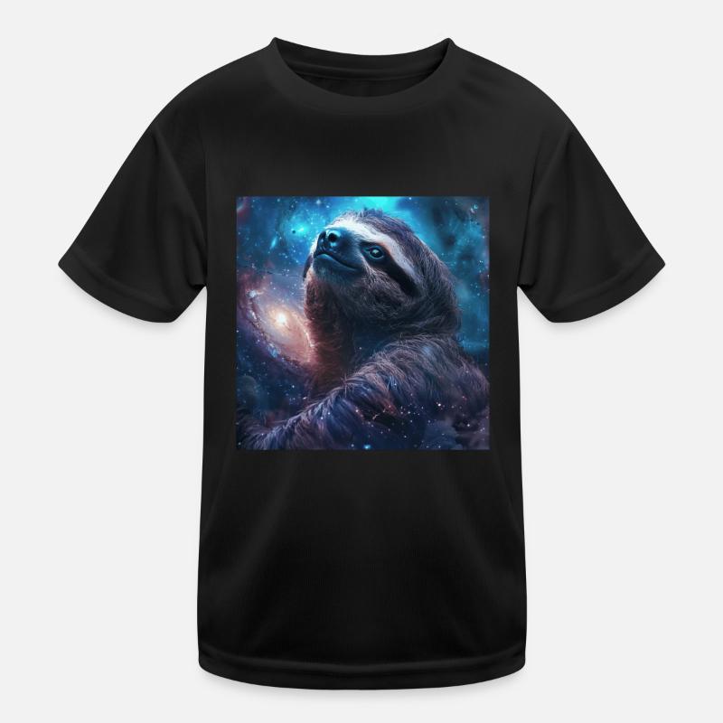 Faultier Kinder Funktions-T-Shirt
