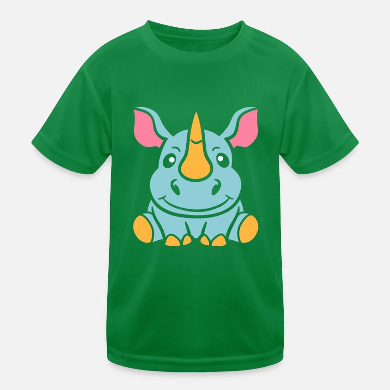 rhinoceros Kids Functional T-Shirt