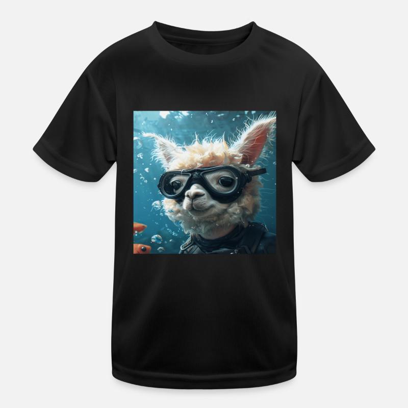 Alpaka Kinder Funktions-T-Shirt