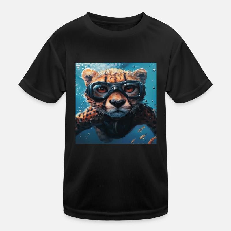 Cheetah Kids Functional T-Shirt
