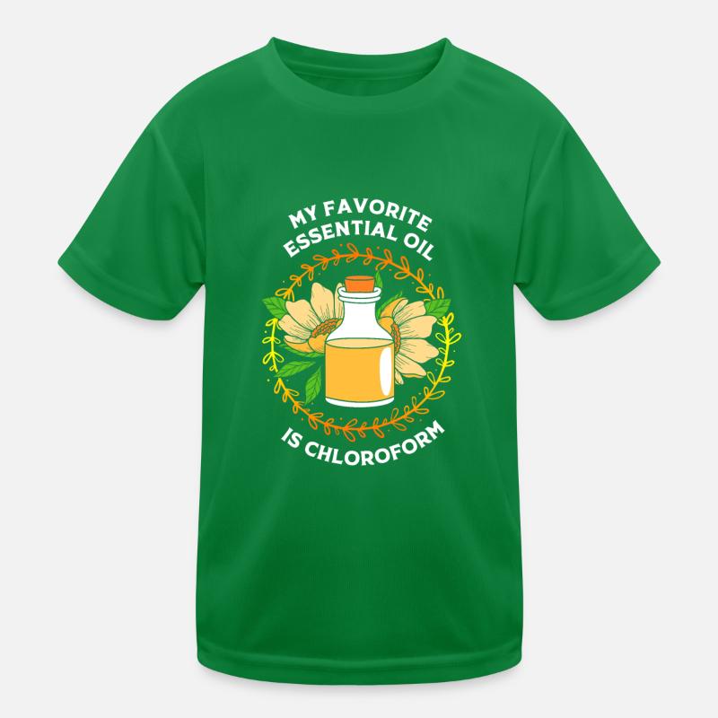 Ätherisches Öl Kinder Funktions-T-Shirt
