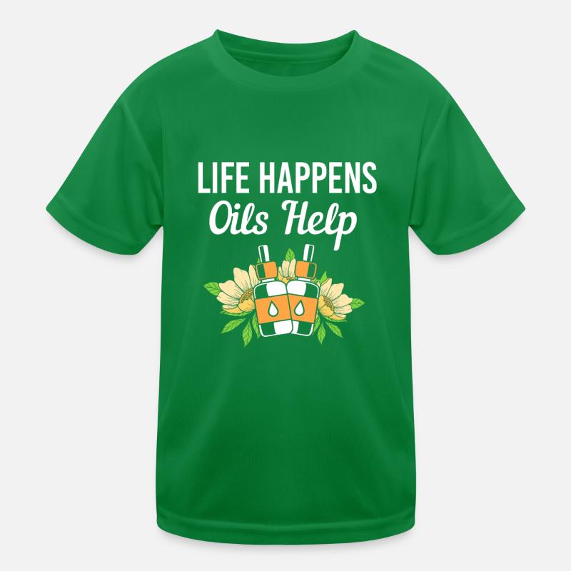 Ätherisches Öl Kinder Funktions-T-Shirt