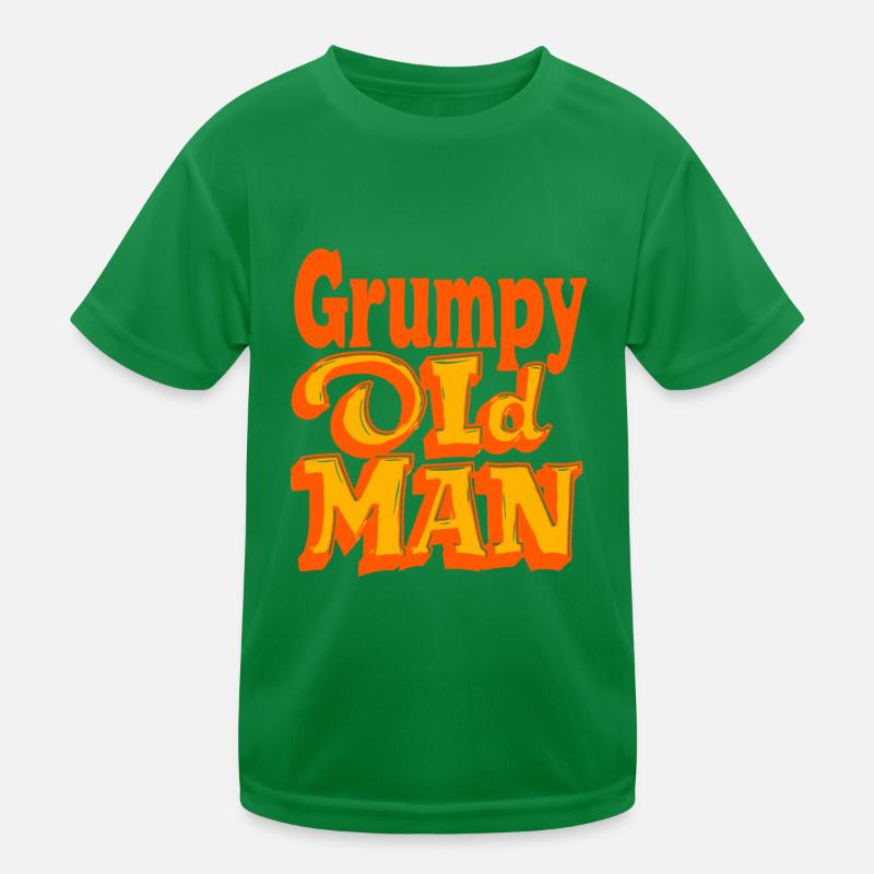GRUMPY OLDMAN Kids Functional T-Shirt
