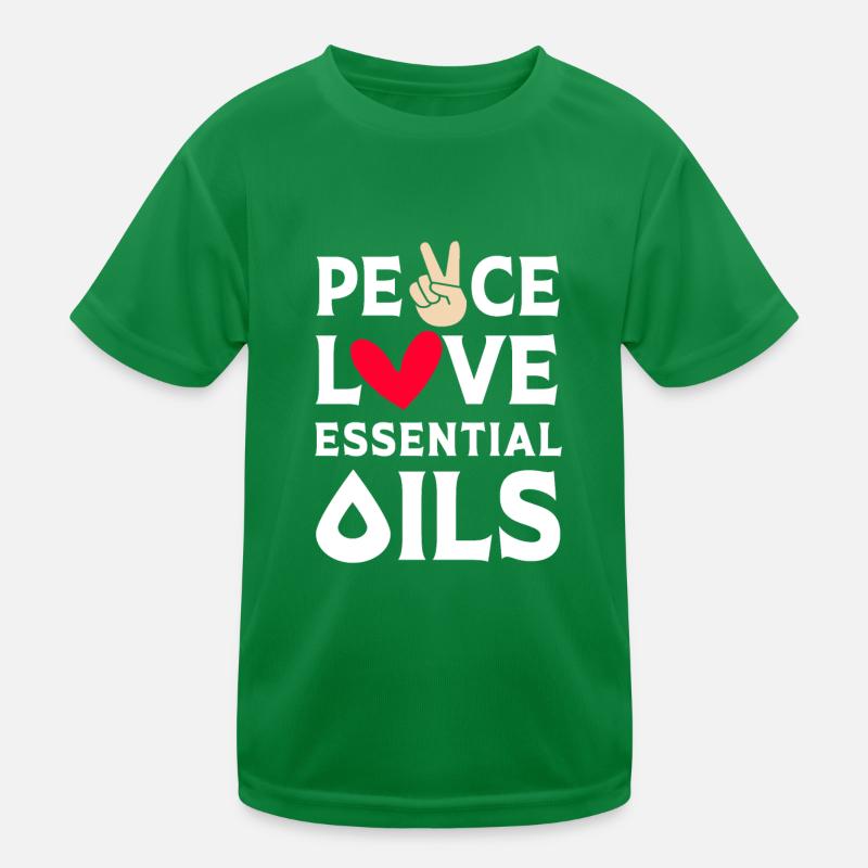 Ätherisches Öl Kinder Funktions-T-Shirt