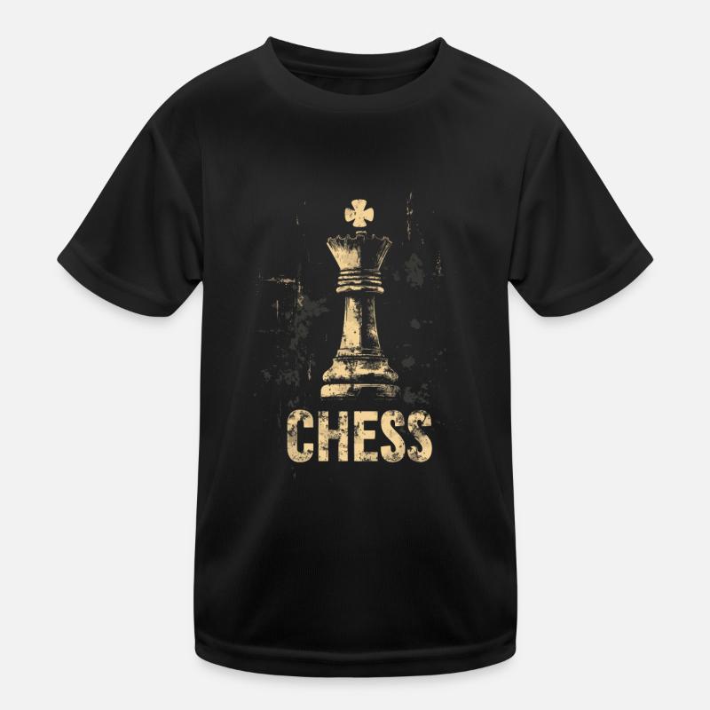 Queen Chess Masterpiece Design Kids Functional T-Shirt