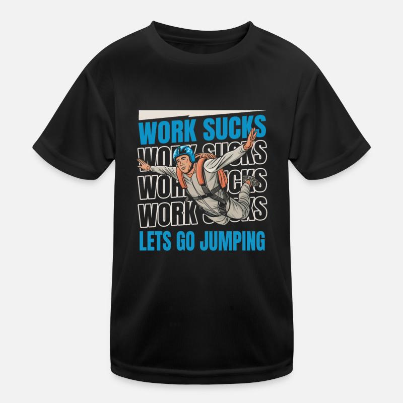 Basejumping Kinder Funktions-T-Shirt