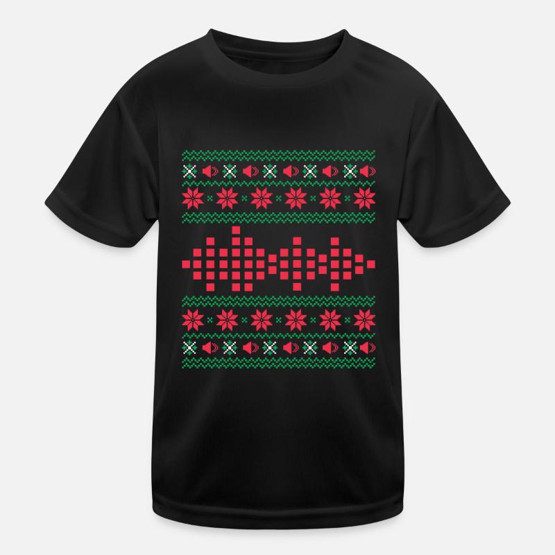 Christmas Audio Engineer Christmas Kids Functional T-Shirt