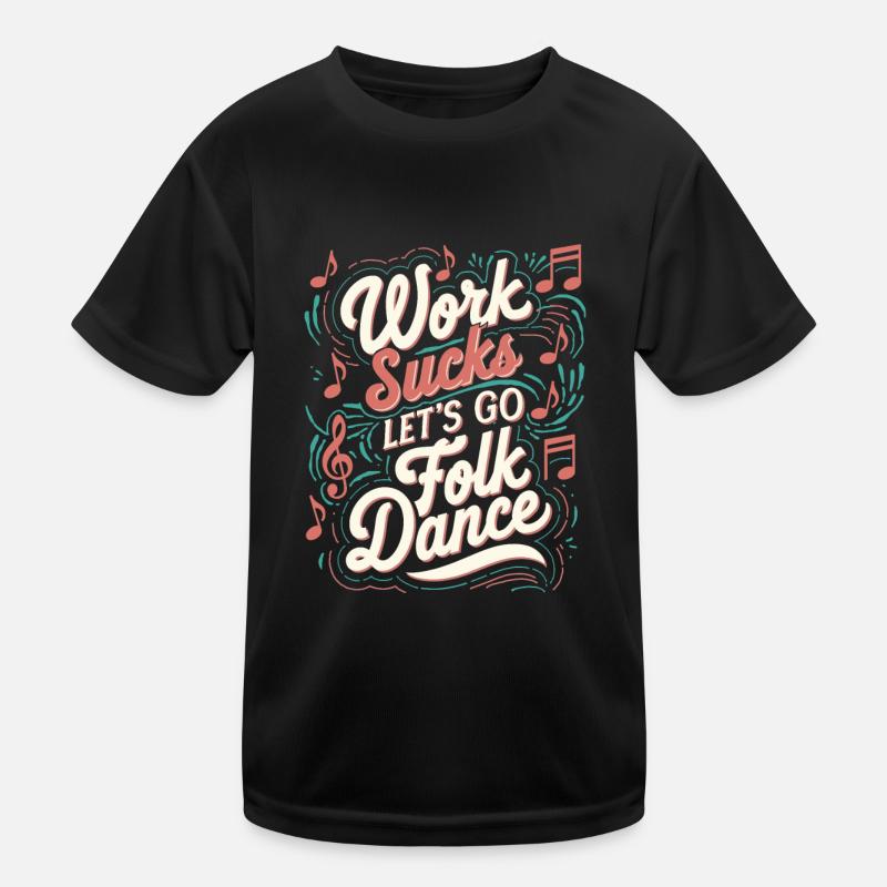 Volkstanz Kinder Funktions-T-Shirt