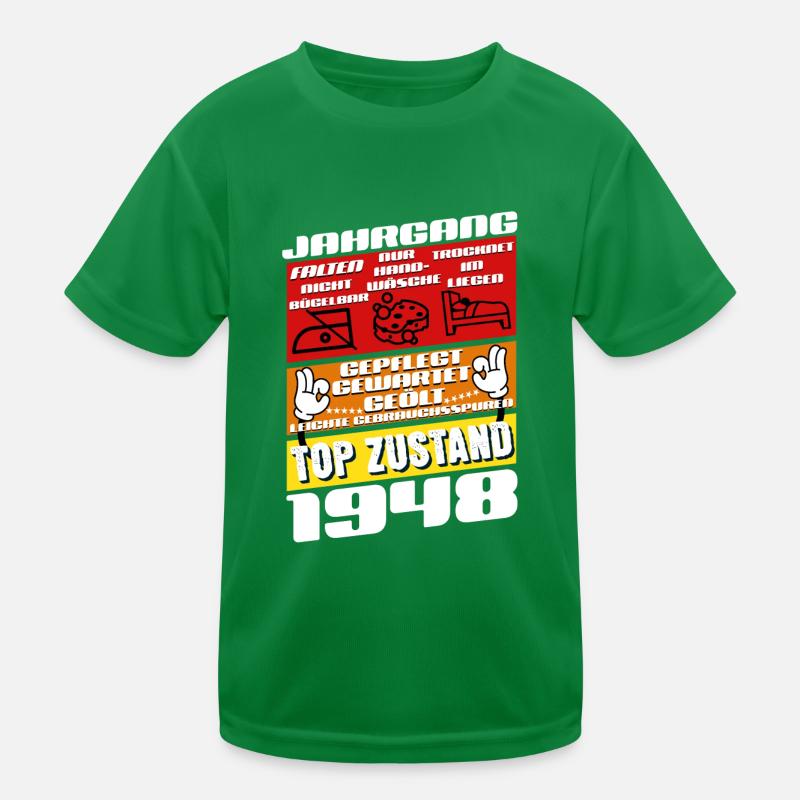 77 ans millésime 1948 anniversaire T-shirt sport Enfant