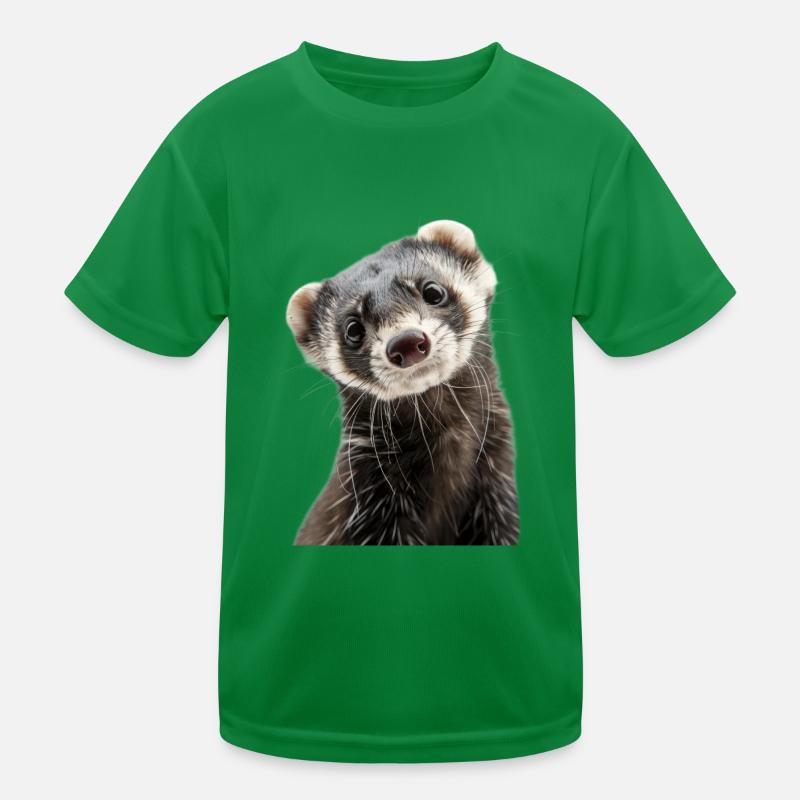 Frettchen Kinder Funktions-T-Shirt