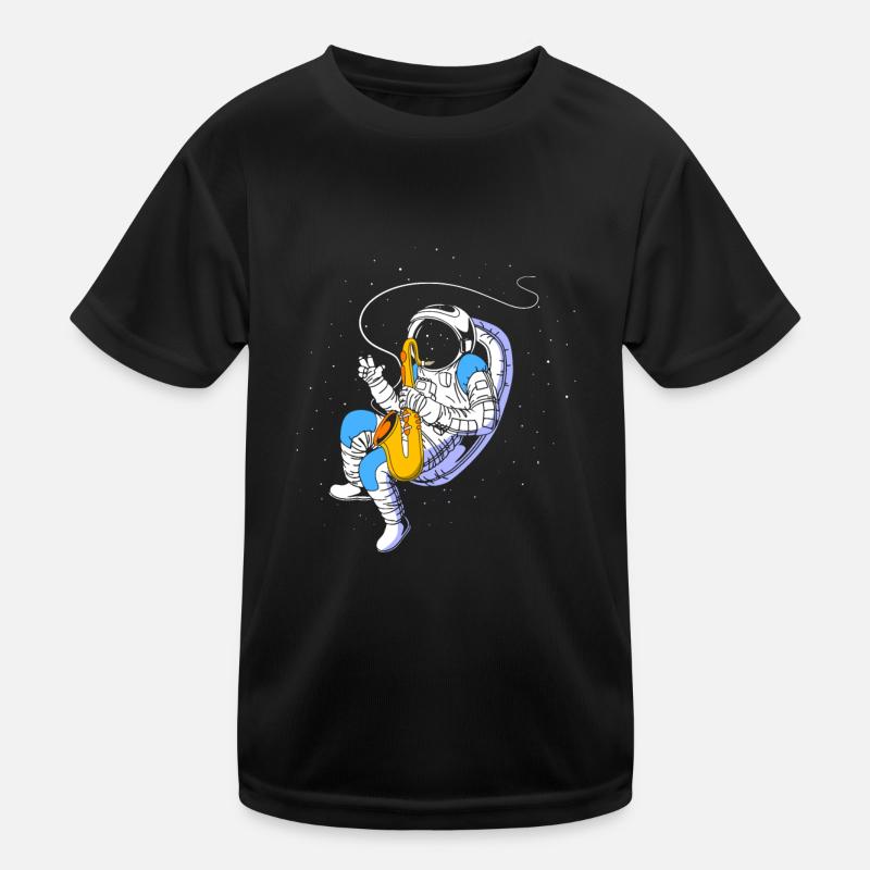 Saxophon Saxophonist Kinder Funktions-T-Shirt