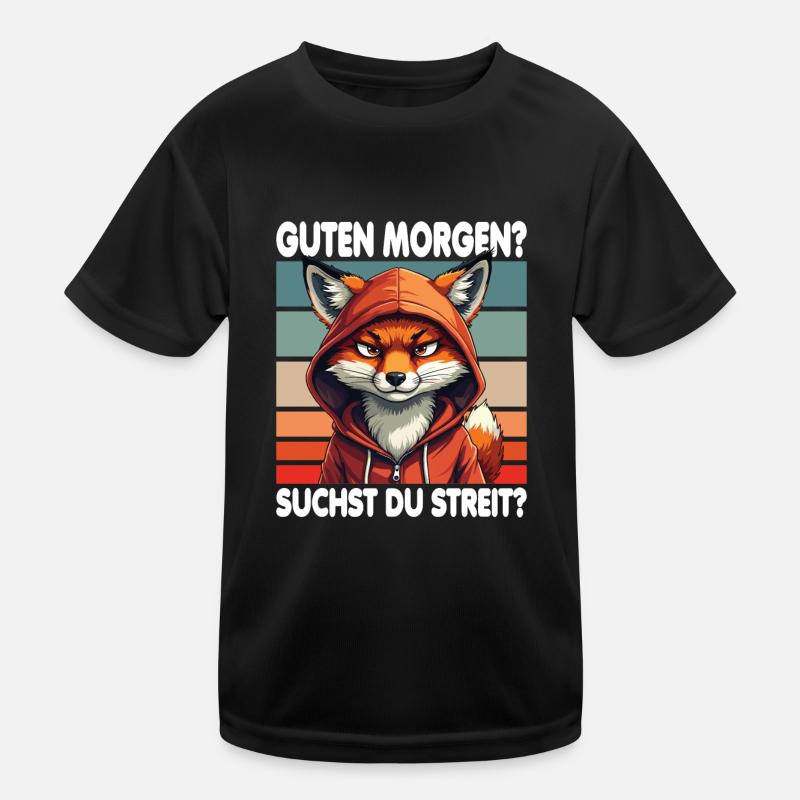 Bonjour? Vous cherchez un combat ? Grognement matinal T-shirt sport Enfant