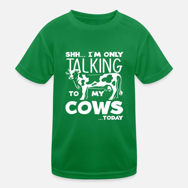 ssh Je ne parle qu’à mes vaches aujourd’hui T-shirt sport Enfant