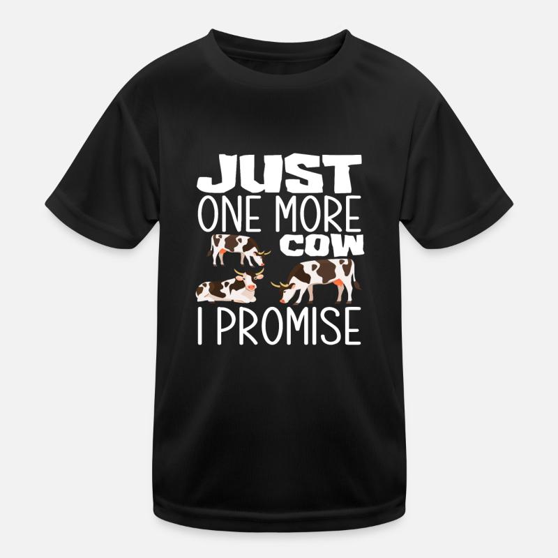 Nur Noch Eine Kuh Versprochen Kinder Funktions-T-Shirt