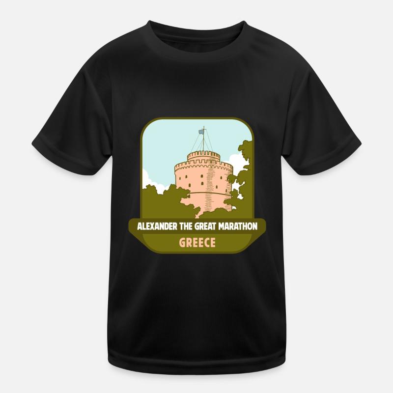 Alexander the Great Marathon – Greece Kids Functional T-Shirt