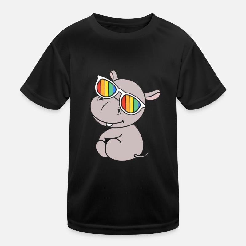 Hippopotame T-shirt sport Enfant