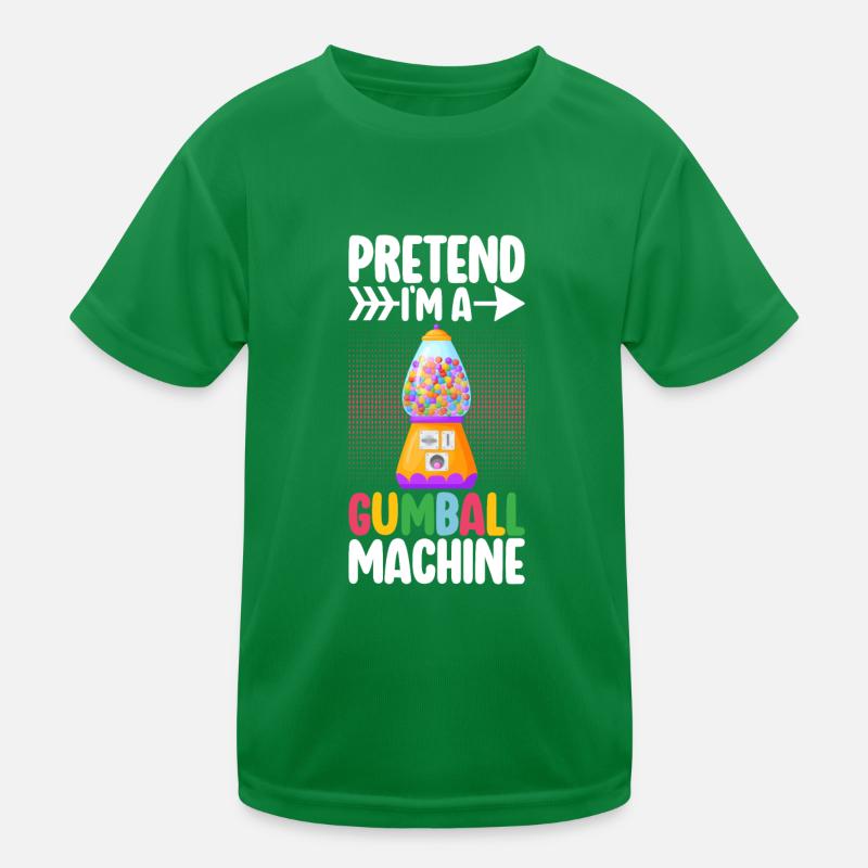 Machine à boules de gomme T-shirt sport Enfant