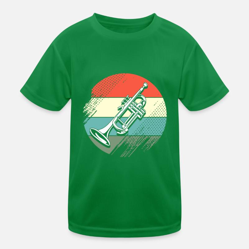 Posaune Kinder Funktions-T-Shirt