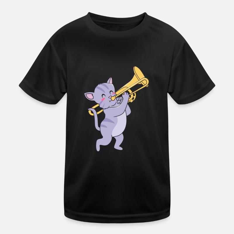 Posaune Kinder Funktions-T-Shirt