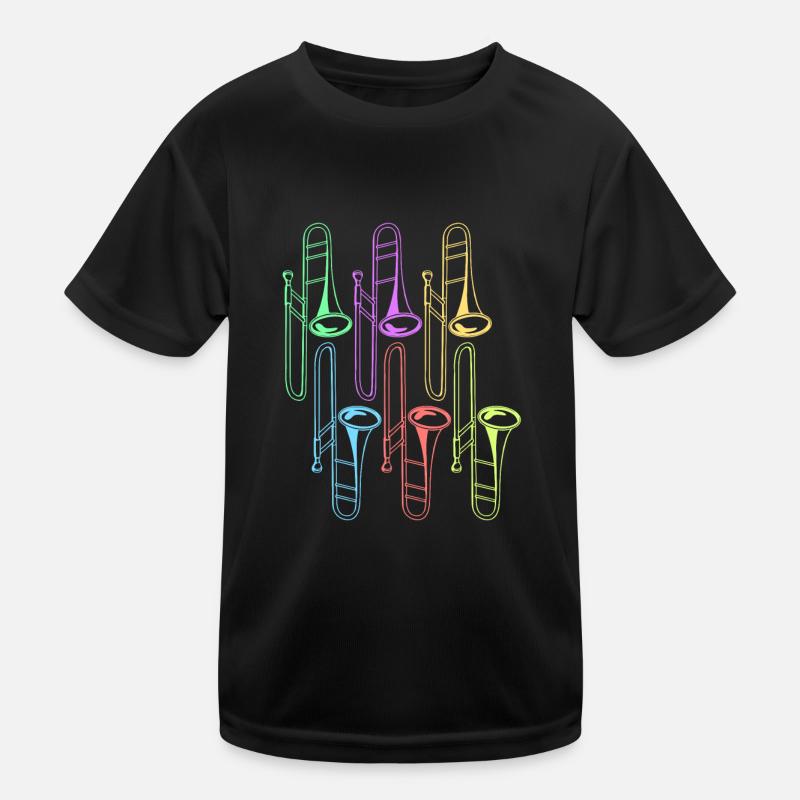 Trombone - T-shirt sport Enfant - noir