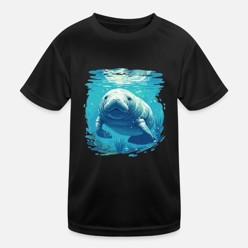 Walrus Walrosse Walross Kinder Funktions-T-Shirt