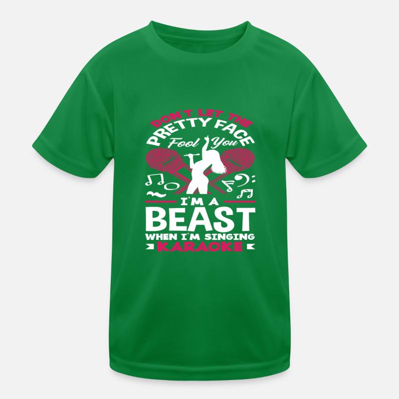 Don't let the pretty face fool you Kids Functional T-Shirt