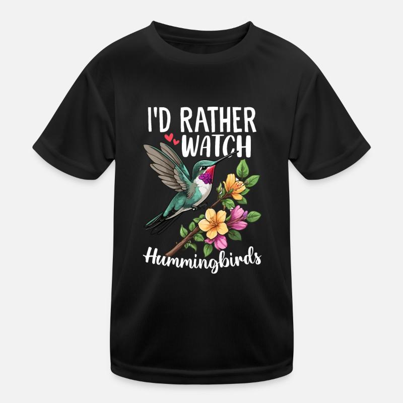 Je préfère regarder les colibris Nectar Bird T-shirt sport Enfant