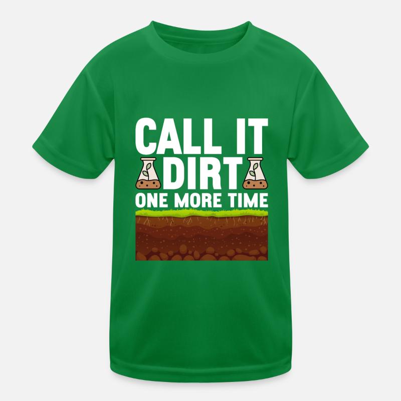 Bodenwissenschaftler Soil Science Kids Functional T-Shirt