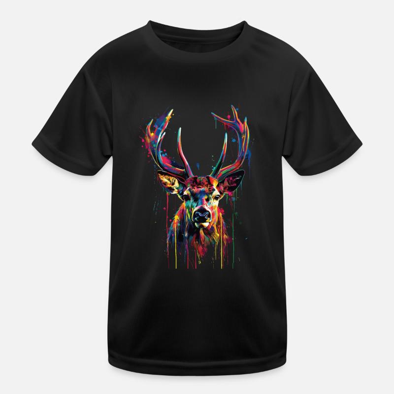 roe deer Kids Functional T-Shirt