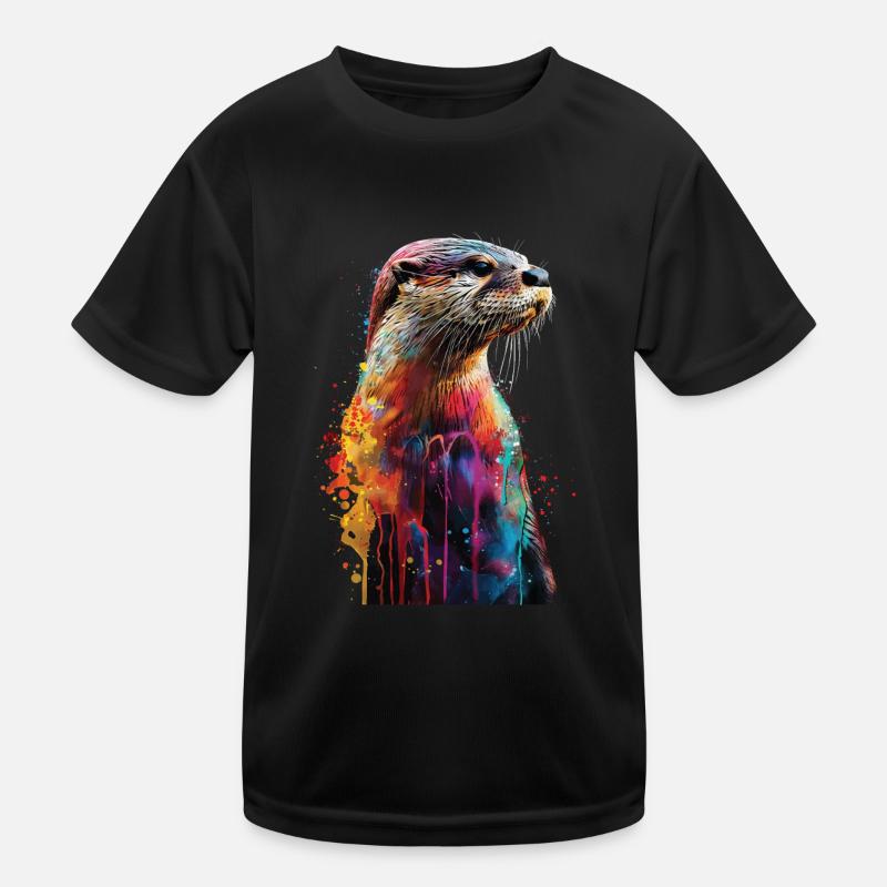 Otter Kinder Funktions-T-Shirt