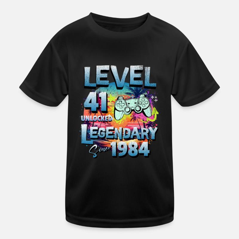 Level 41 Unlocked since 1982 Birthday Kids Functional T-Shirt