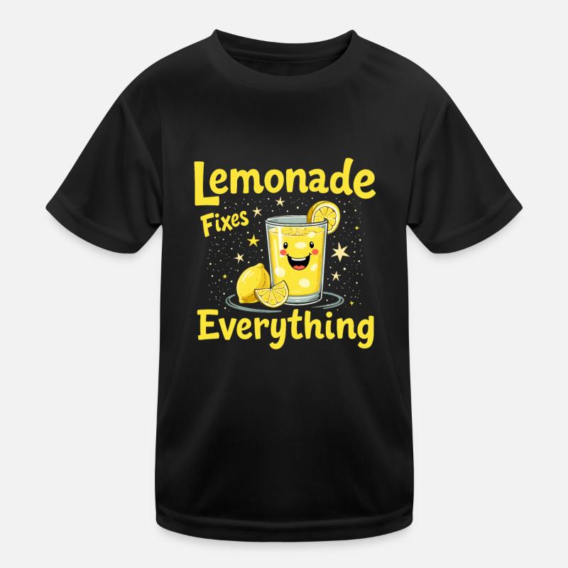 Refreshing Lemonade Vibes: Perfect for Lemonade Kids Functional T-Shirt