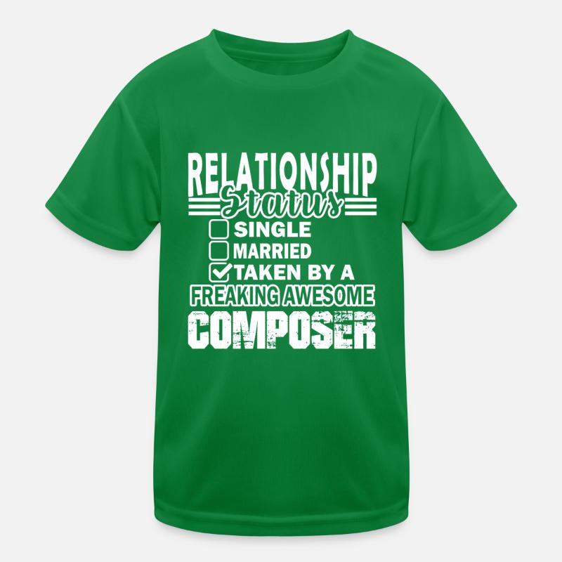 Composer Composer Relationship Status Kids Functional T-Shirt