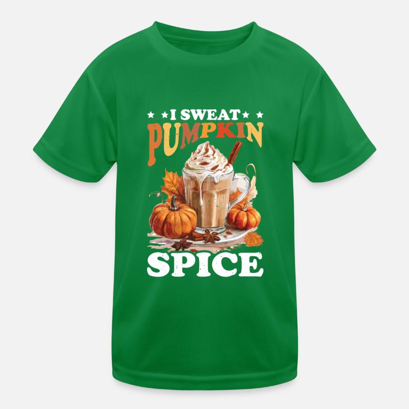 I Sweat Pumpkin Spice Kinder Funktions-T-Shirt