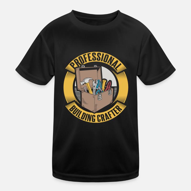 Ouvrier du bâtiment T-shirt sport Enfant