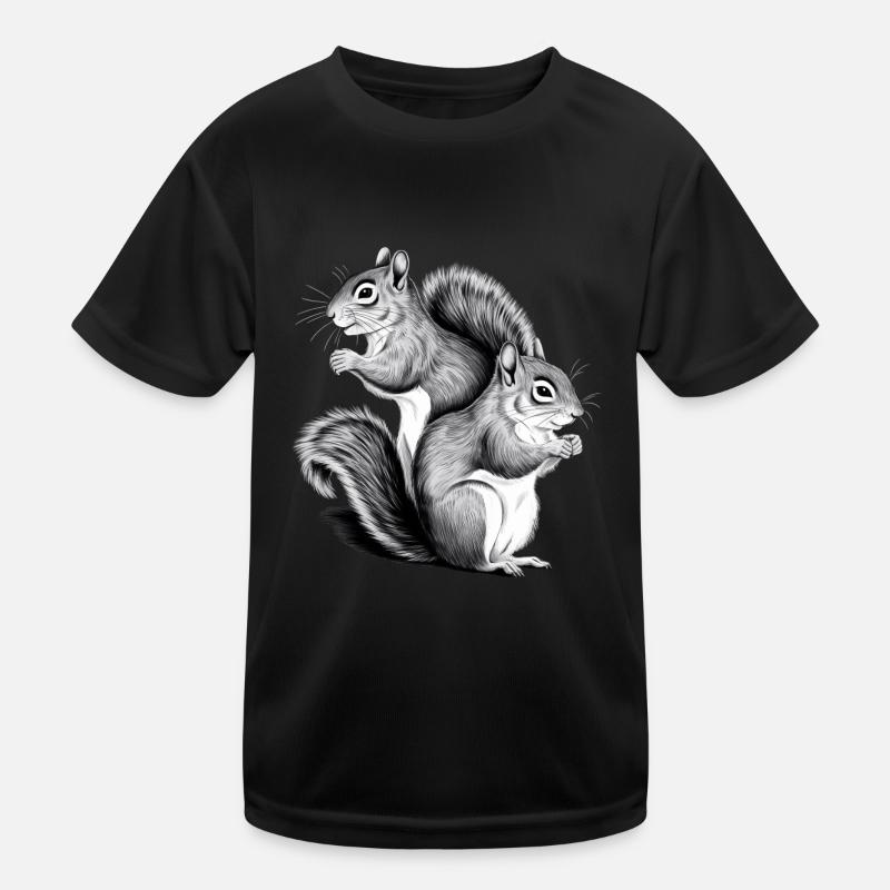 Squirrel Kids Functional T-Shirt