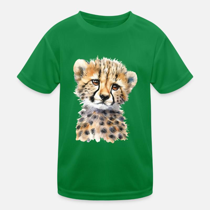 Cheetah Kids Functional T-Shirt