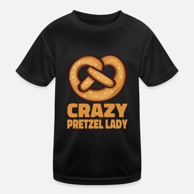 Bretzel Brezeln Bäcker Backwaren Kinder Funktions-T-Shirt