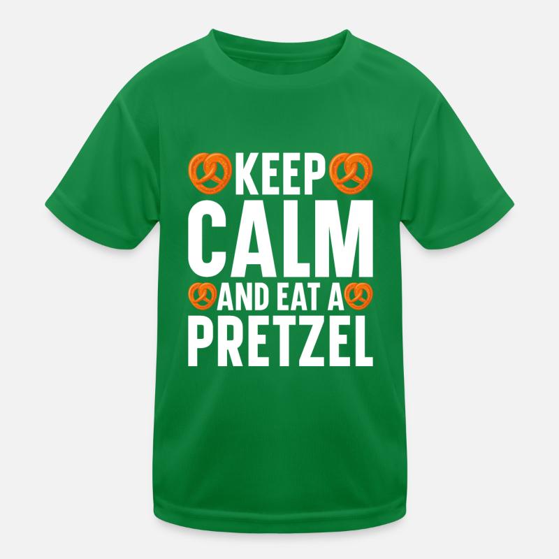 Bretzel Brezeln Bäcker Backwaren Kinder Funktions-T-Shirt