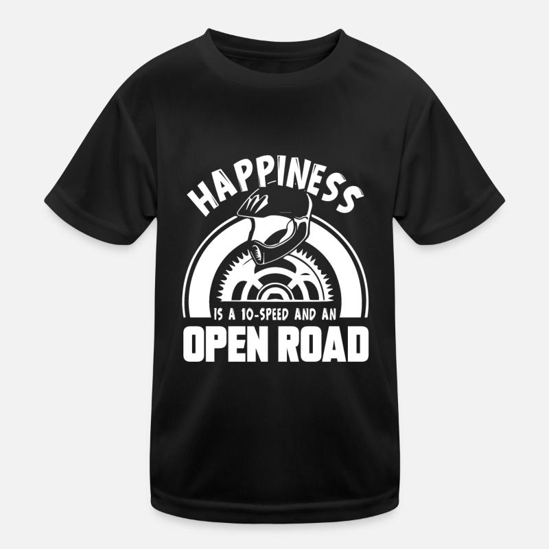 Bicycle Bicycle Happiness Kids Functional T-Shirt