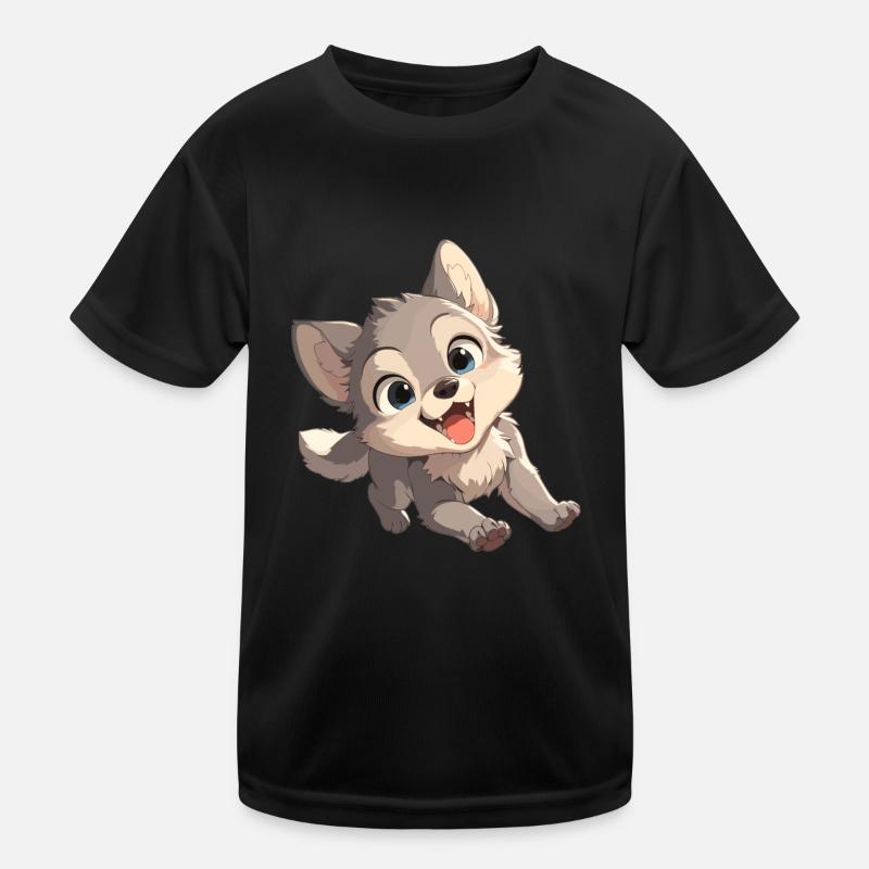Wolves Wolf Kids Functional T-Shirt