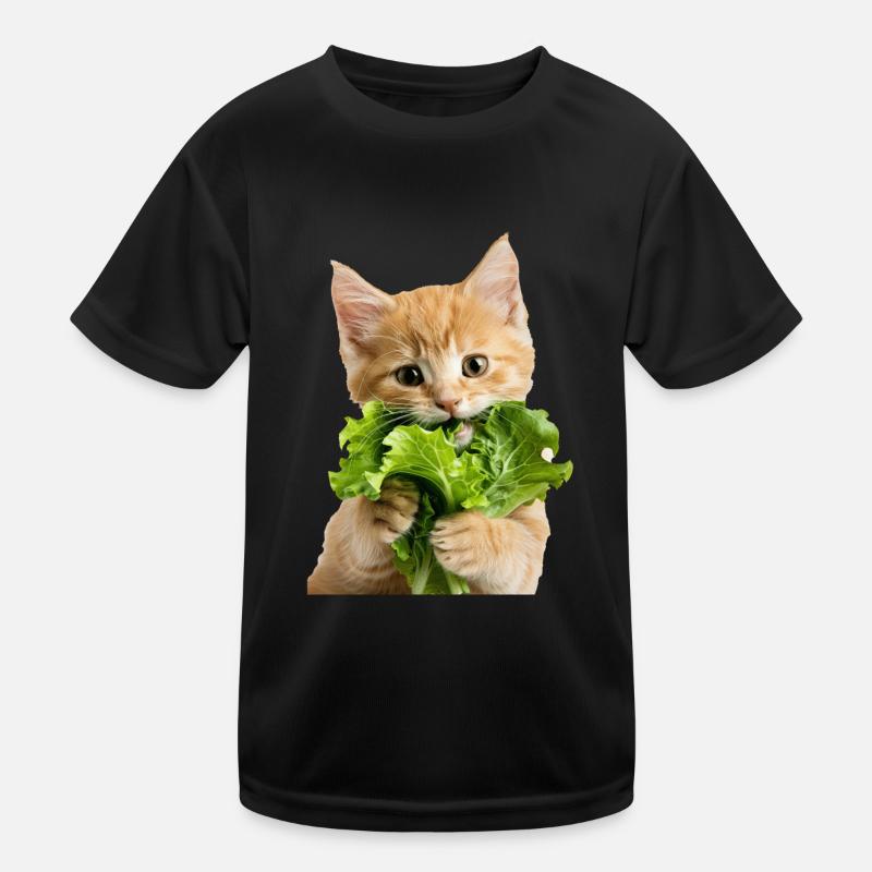 Katze Kinder Funktions-T-Shirt